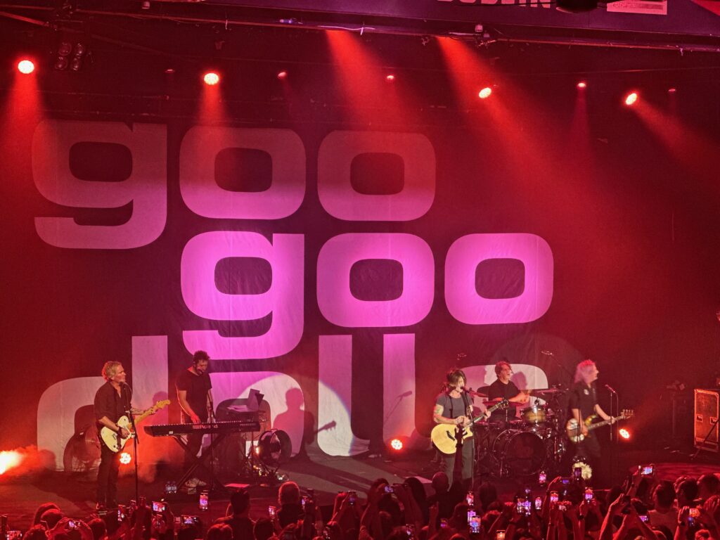 The Goo Goo Dolls on stage in Dublin. 