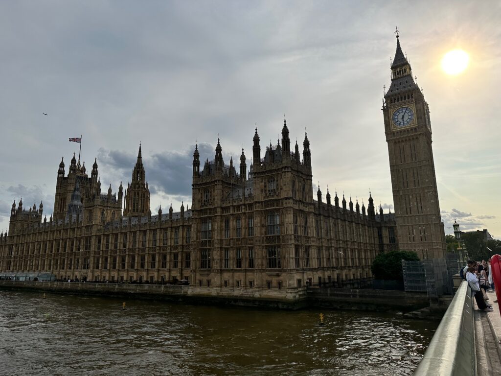 Big Ben and Parliament building. 
